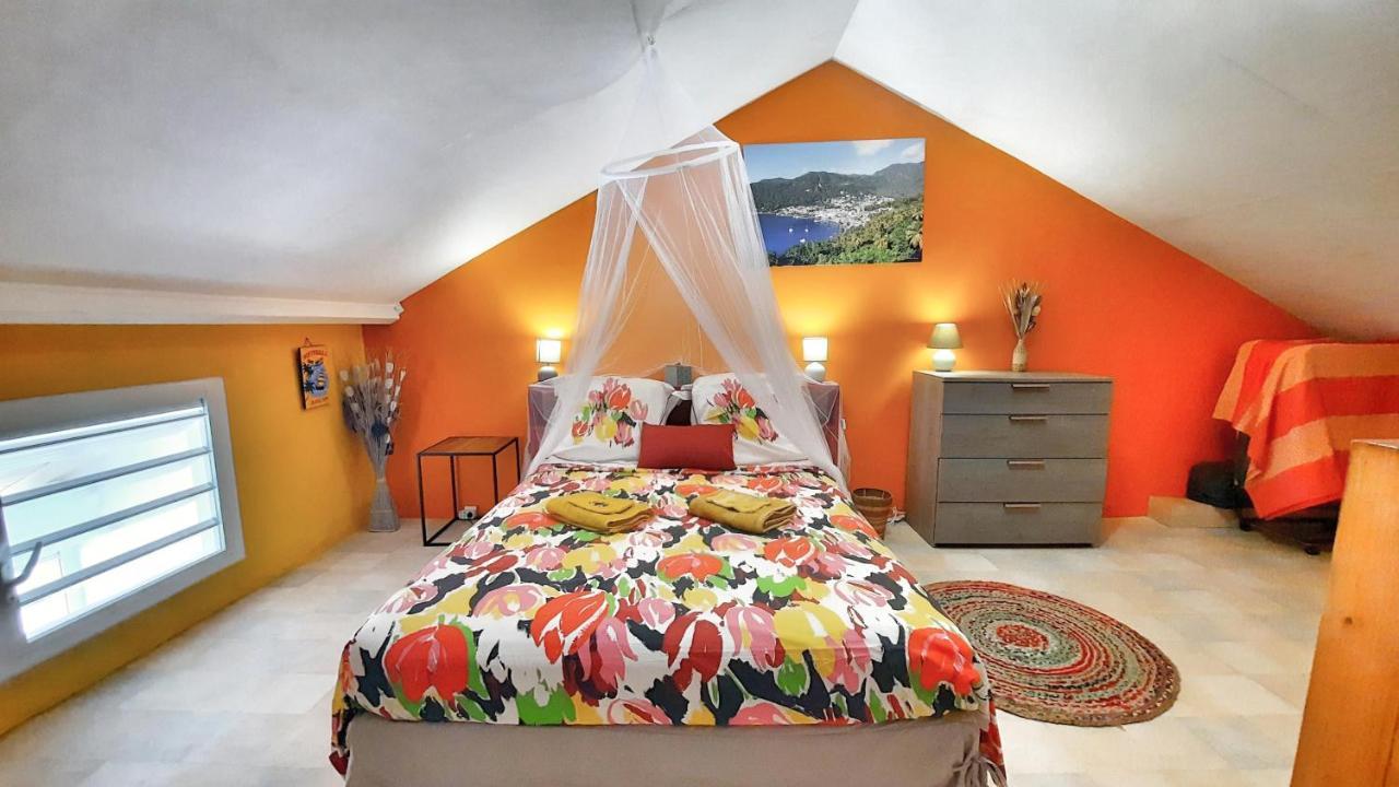 Studio T1 Bis La Belle Vue, Vue Mer, Wifi, Plage A 50M Le Moule Exterior foto